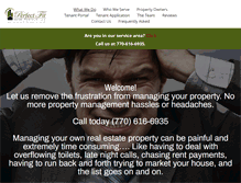 Tablet Screenshot of pfhomerentals.com